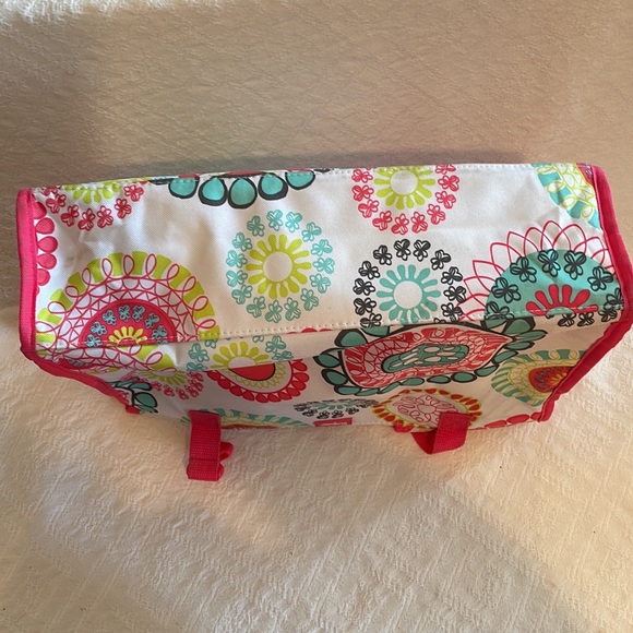 Thirty One 31 Pack and pull caddy car organizer, citrus medallion. Pink - Picture 7 of 16